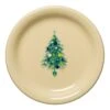 Fiesta Blue Christmas Tree Appetizer Plate -Decorated Fiesta Store 146142028