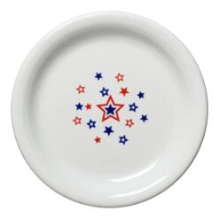 Fiesta Americana Stars W/ Center Decal Appetizer Plate