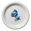 Fiesta Appetizer Plate Coastal Seahorse 1 Fiesta Appetizer Plate Coastal Seahorse -Decorated Fiesta Store 146142324