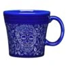 Fiesta SKULL AND VINE TWILIGHT Tapered Mug -Decorated Fiesta Store 147518265