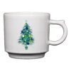 Fiesta Blue Christmas Tree Stacking Mug -Decorated Fiesta Store 151942192