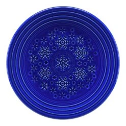 Fiesta Embossed Snowflake Luncheon Plate -Decorated Fiesta Store 1526346