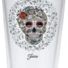 16 Oz. Fiesta® SKULL AND VINE Sugar Clear Cooler Set Of 4 -Decorated Fiesta Store 452CLSG0215 grande 70dcc57a e803 455a 9dcd 8cfc15a7f362