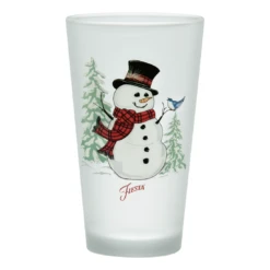 16 Oz. Fiesta® Snowman Frosted Cooler - Set Of 4
