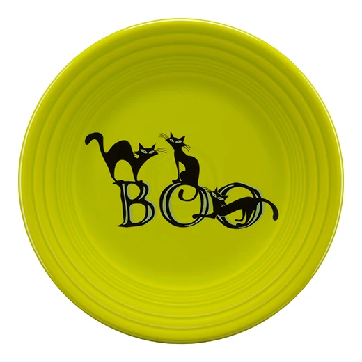 Fiesta Trio Of Boo Cats Luncheon Plate 3 Fiesta Trio Of Boo Cats Luncheon Plate