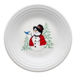 Fiesta Snowlady Luncheon Plate