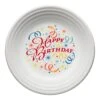 Fiesta Happy Birthday Luncheon Plate -Decorated Fiesta Store 46541928