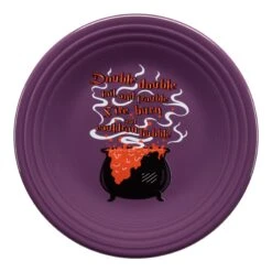 Fiesta Halloween Cauldron Luncheon Plate