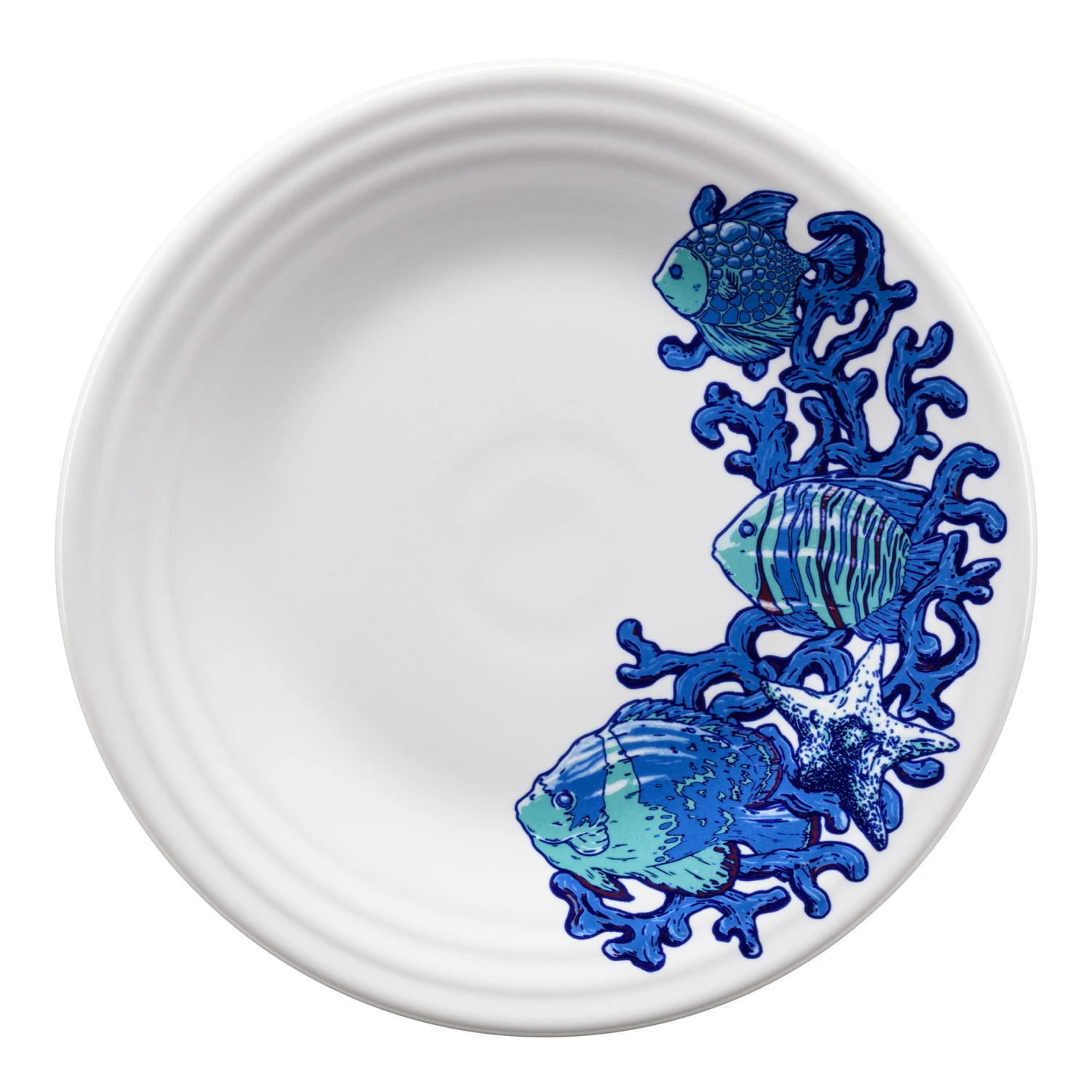 Fiesta Coastal Fish Luncheon Plate 3 Fiesta Coastal Fish Luncheon Plate