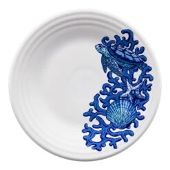 Fiesta Coastal Turtle Luncheon Plate