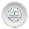 Fiesta Blue Christmas Tree Pass Along Plate -Decorated Fiesta Store 46742326