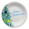 Fiesta Blue Christmas Tree Merry Christmas Plate 2 Fiesta Blue Christmas Tree Merry Christmas Plate -Decorated Fiesta Store 46742331