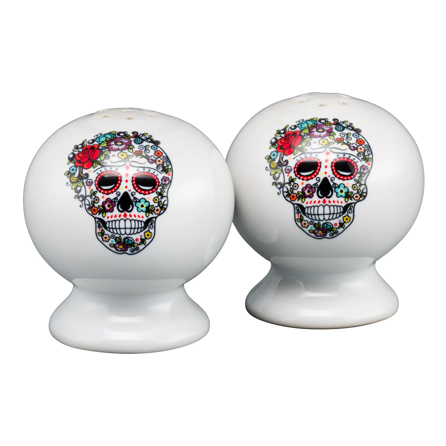 Fiesta Salt And Pepper Set SKULL AND VINE Sugar 3 Fiesta Salt And Pepper Set SKULL AND VINE Sugar