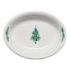 Fiesta Blue Christmas Tree Oval Vegetable Bowl -Decorated Fiesta Store 74542192