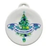 Fiesta 85th Anniversary Blue Christmas Tree Ornament -Decorated Fiesta Store 76142360