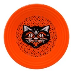 Fiesta Black Cat Luncheon Plate