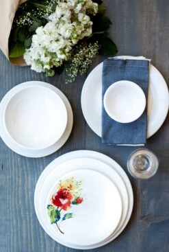 Fiesta Floral Bouquet Luncheon Plate -Decorated Fiesta Store FloralAD 37