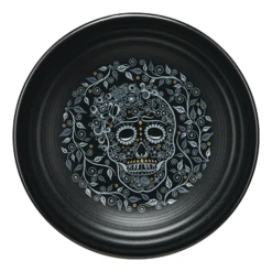 Fiesta Luncheon Plate SKULL AND VINE