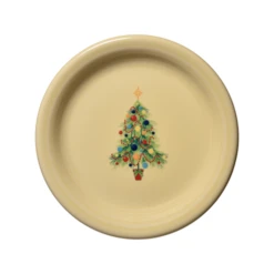 Fiesta Christmas Tree Appetizer Plate