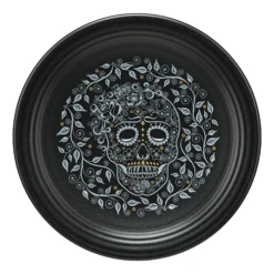 Fiesta Chop Plate SKULL AND VINE