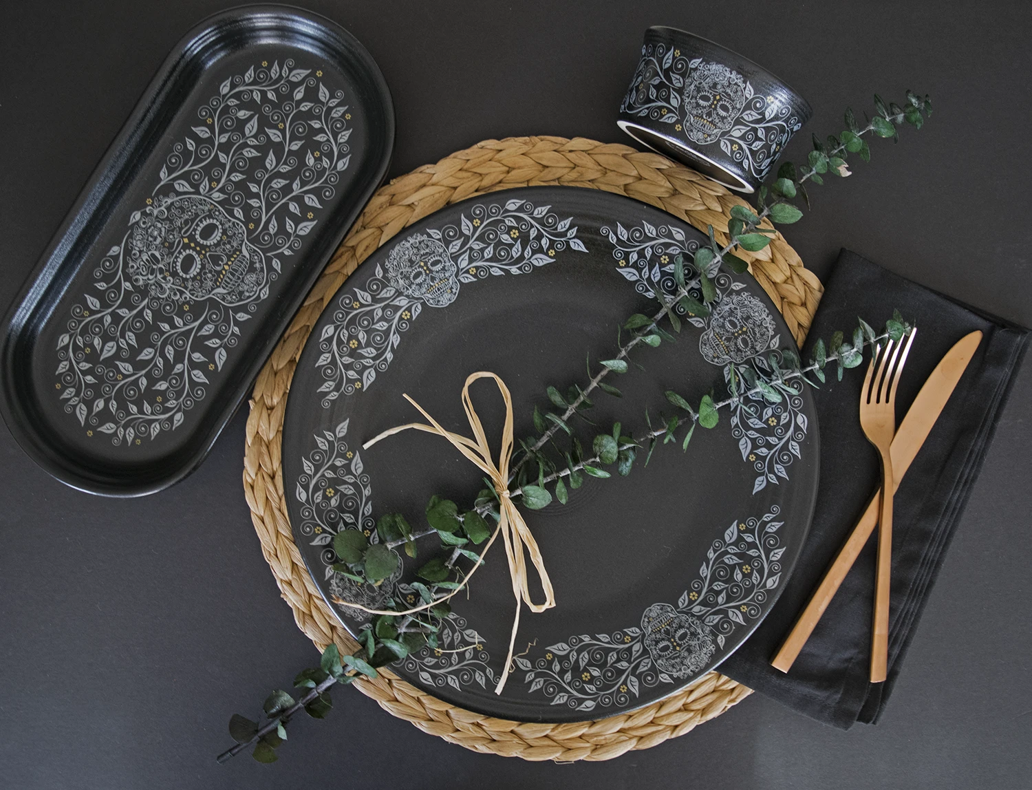 Fiesta Ramekin SKULL AND VINE 4 Fiesta Ramekin SKULL AND VINE - Image 2